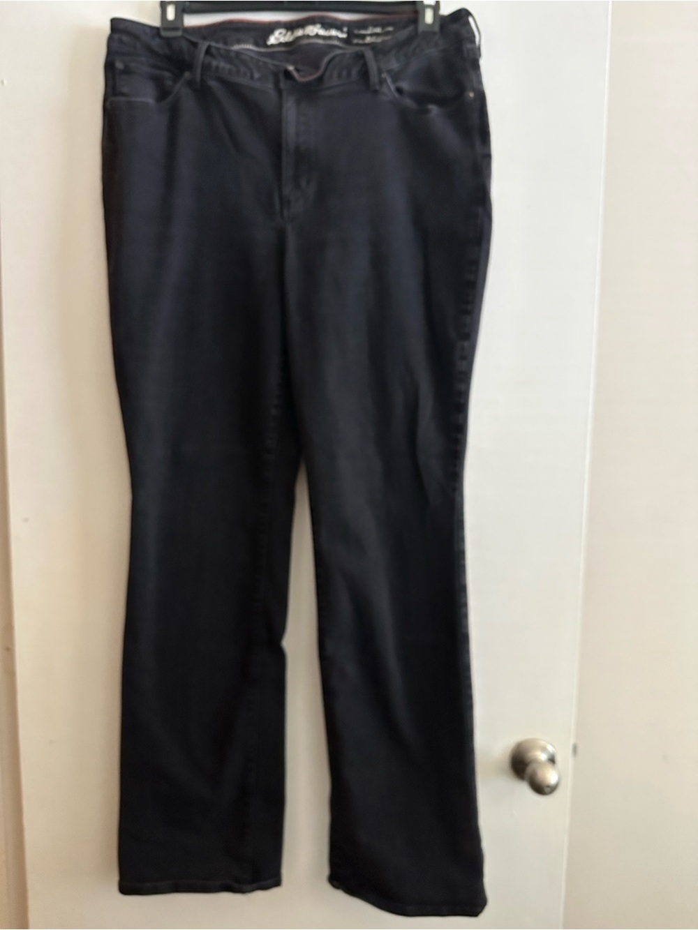 Eddie Bauer Women's Tall Boot Cut Jeans in Black